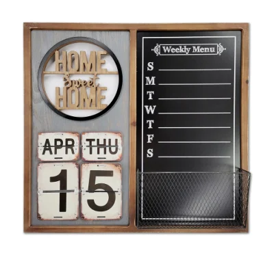 Calendar Chalkboard with Note