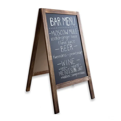 Pine Frame MDF Chalkboard for Outdoor Use